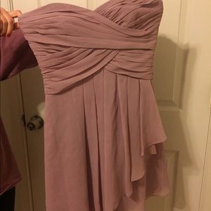 Pink bridesmaid / formal / prom dress - size 2